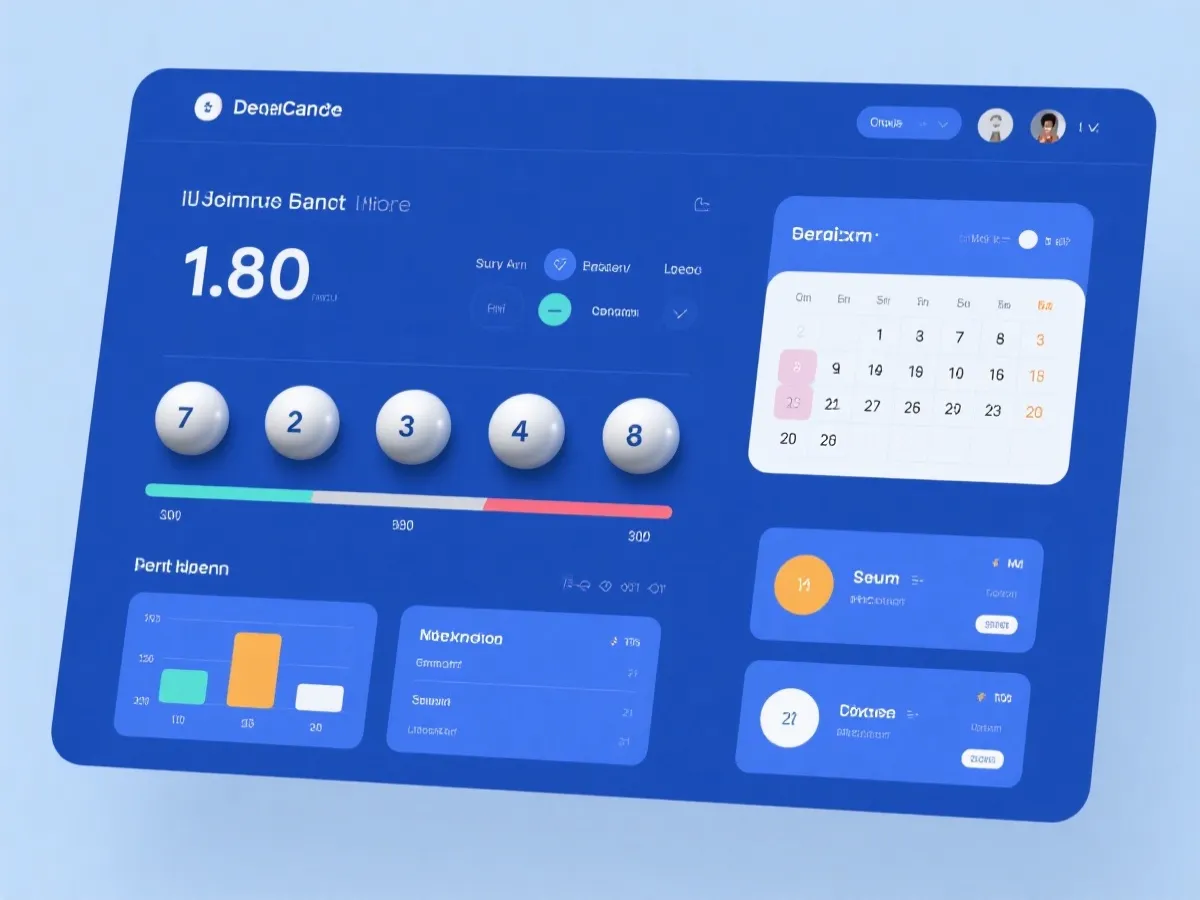 开奖公告数据查询示意图